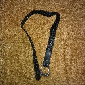 miss me REAL LEATHER studded belt